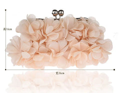 Full Flower Women Party Clutches Bridal Evening Bags Small Purses