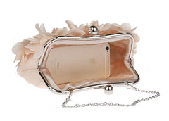 Full Flower Women Party Clutches Bridal Evening Bags Small Purses