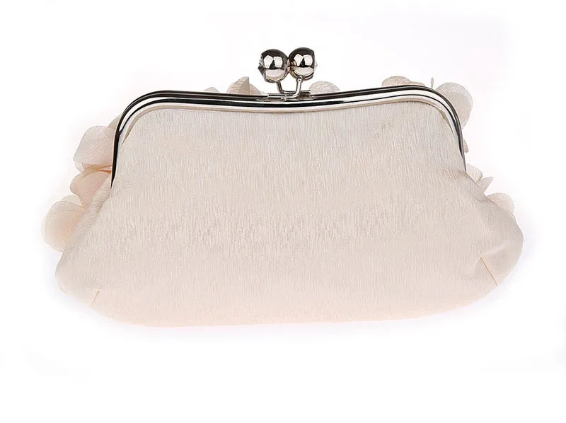 Full Flower Women Party Clutches Bridal Evening Bags Small Purses