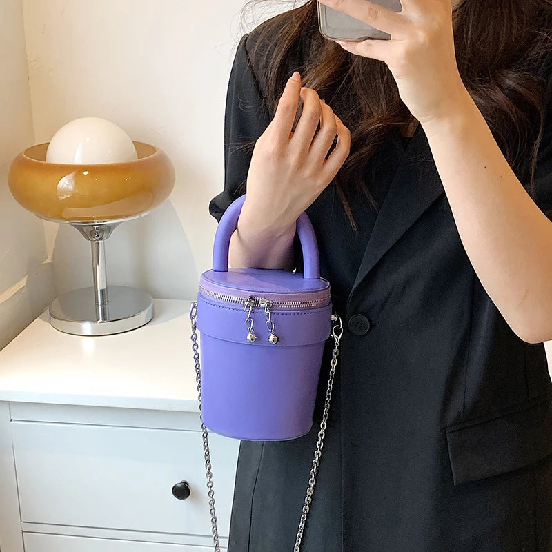 Mini Box Chain Shoulder Crossbody Bag For Women