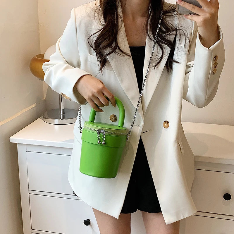 Mini Box Chain Shoulder Crossbody Bag For Women