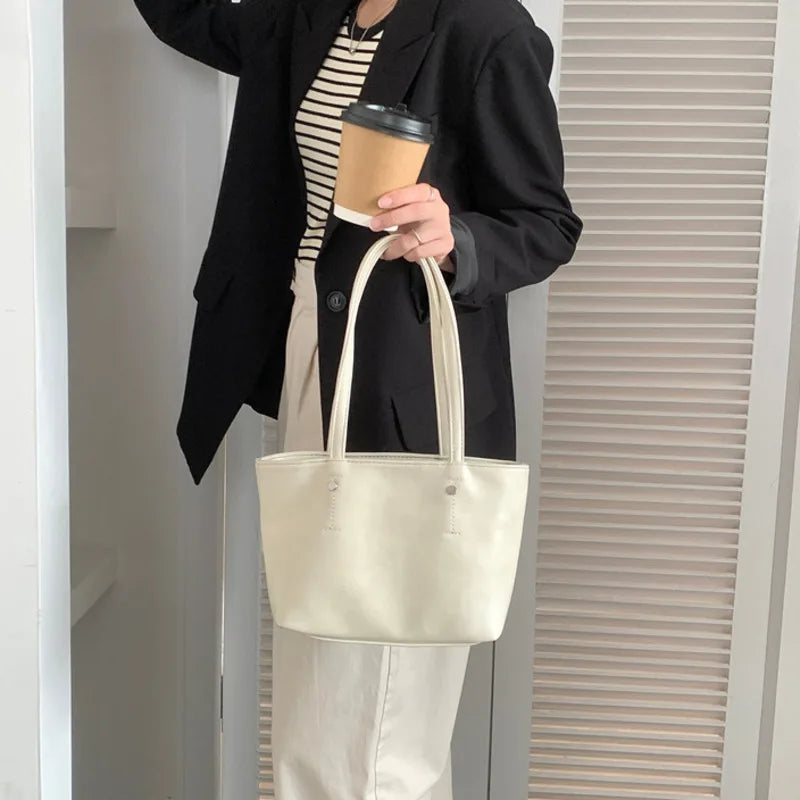 Women Top Handle Purse PU Leather Side Bag Tote Underarm Handbags