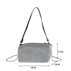 Diamond Chain Crossbody Purse Summer Tote Shoulder Bag