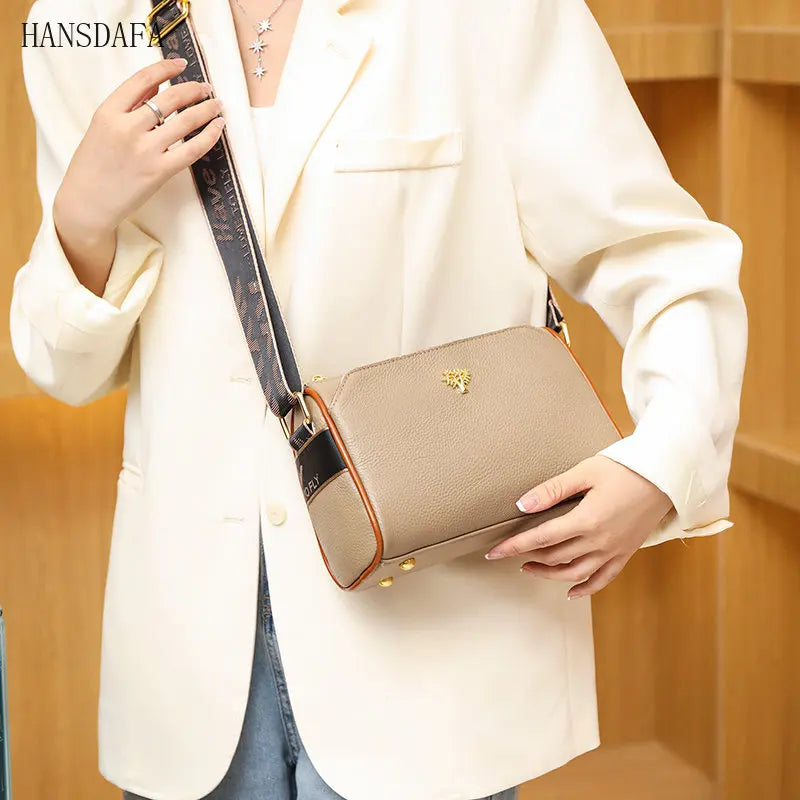 Cow Leather Women Handbags Shoulder Crossbody Bags For Women Leather