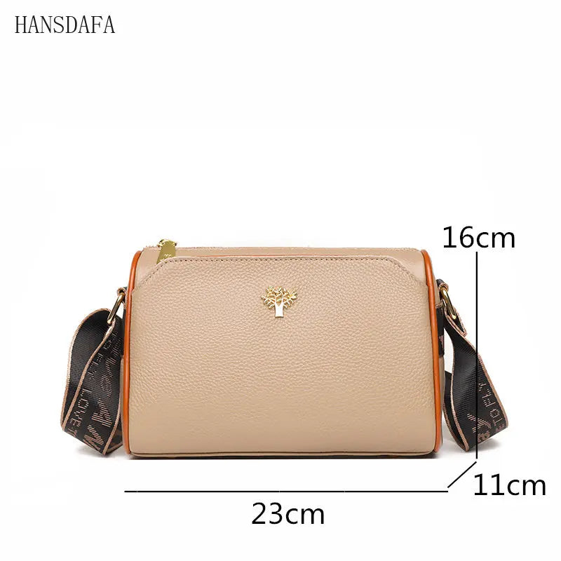 Cow Leather Women Handbags Shoulder Crossbody Bags For Women Leather