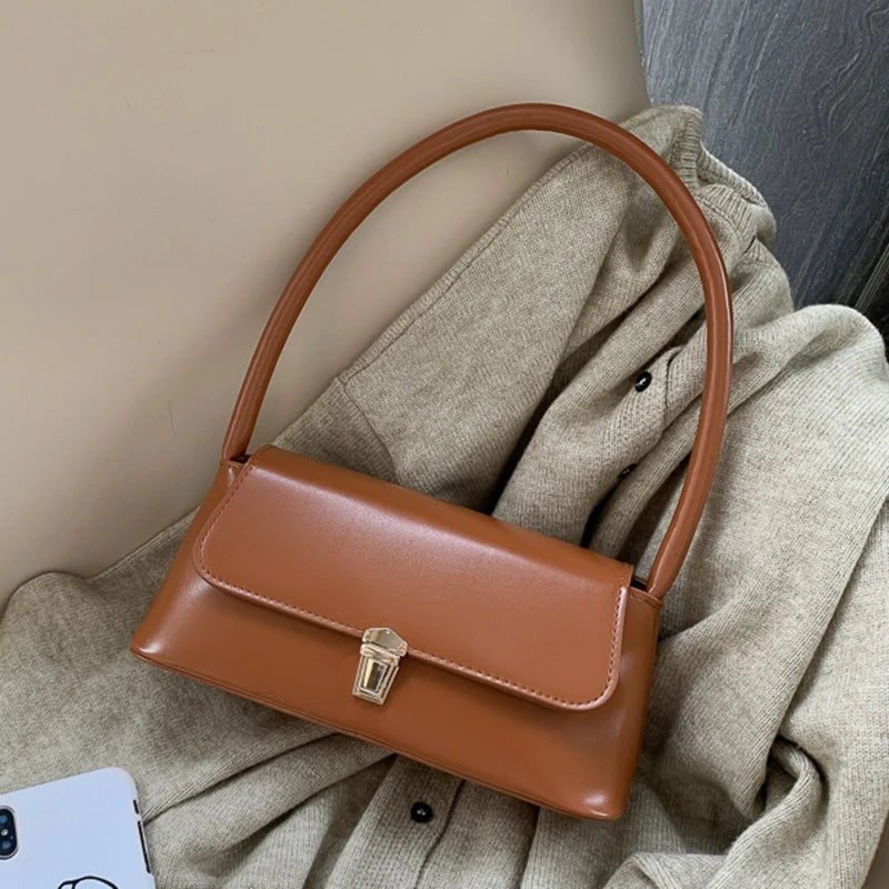 Women's Crossbody Bag Underarm Shoulder Handbag Solid