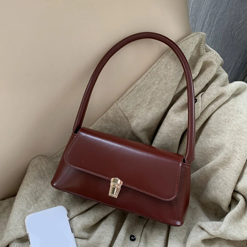Women's Crossbody Bag Underarm Shoulder Handbag Solid