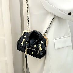 Jacket Clip Crossbody Bag for Women Shoulder Bag Handbag Clutch Purses
