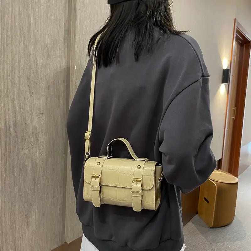 Fashionable Small Square Bag Tide Wild Shoulder Messenger Bags for Women