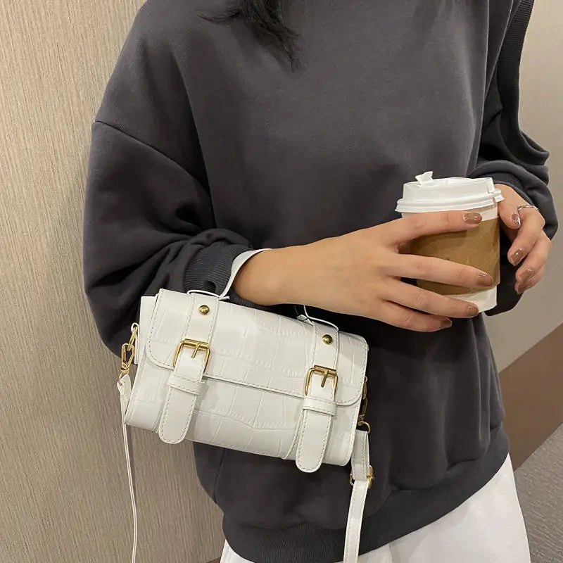 Fashionable Small Square Bag Tide Wild Shoulder Messenger Bags for Women