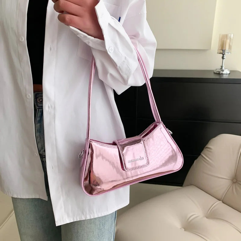 Small PU Leather Shoulder Bag for Women Handbag