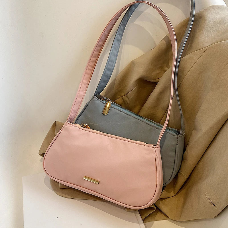 Oxford Underarm Crossbody Shoulder Bag Women Handbag Purses