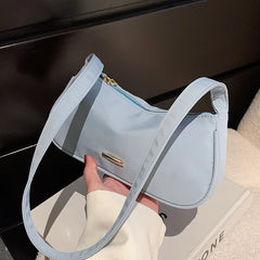 Oxford Underarm Crossbody Shoulder Bag Women Handbag Purses
