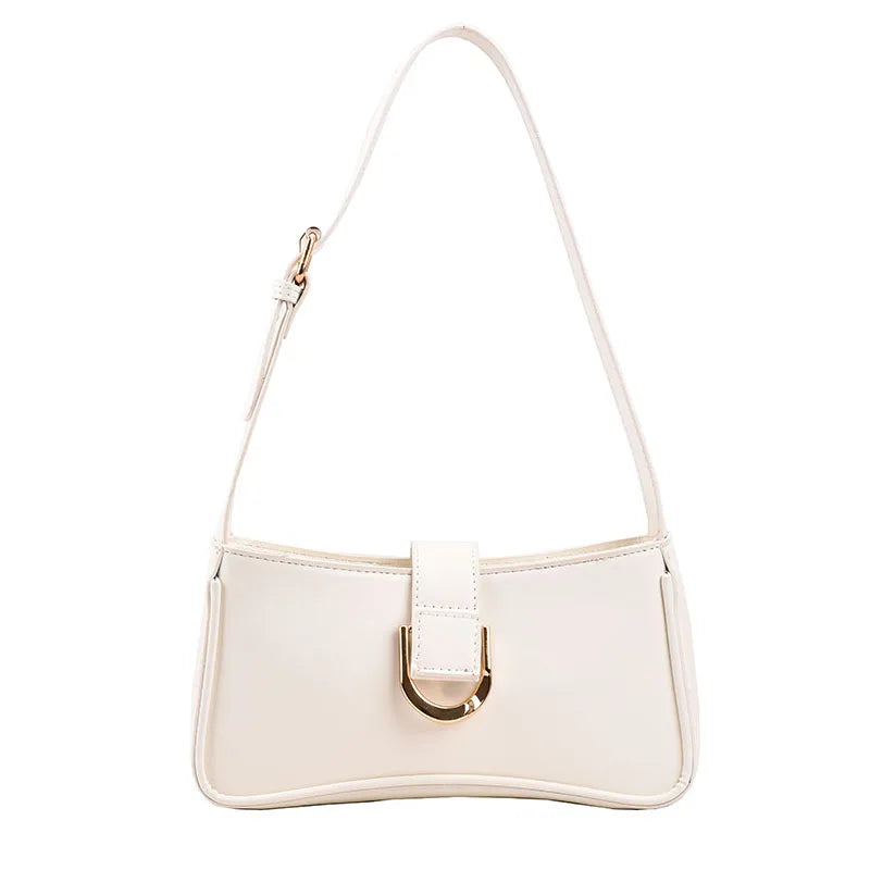 Women's Small PU Leather Shoulder Bag Winter Side Handbag