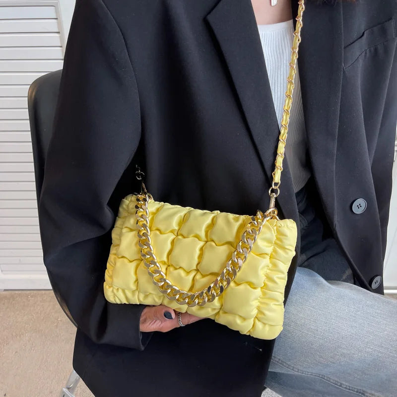 Soft Ruched Cloud Bag Handbag Purses Women Shoulder Crossbody Bags Clutches