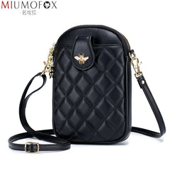 Soft Leather Crossbody Bags Women Phone Bag Small Female Shoulder Bags