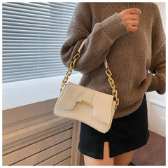 Summer Women Messenger Casual Shoulder Texture Retro Armpit Small Square Bag