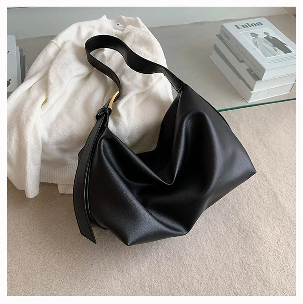 PU Hobo Bag Large Capacity Crossbody Messenger Tote Bags for Women