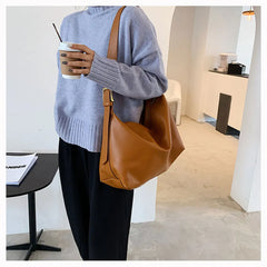 PU Hobo Bag Large Capacity Crossbody Messenger Tote Bags for Women