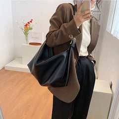 PU Hobo Bag Large Capacity Crossbody Messenger Tote Bags for Women