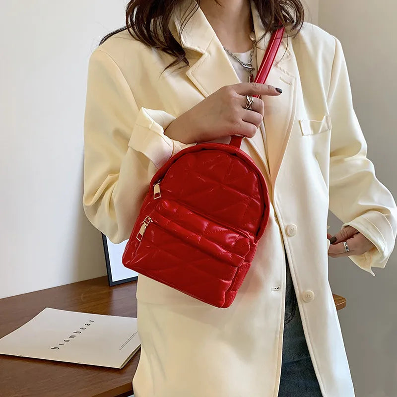 Chain Messenger Bags Women Casual Soft PU Leather Fanny Packs