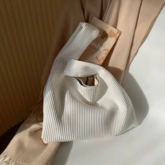 Small Hobos Tote Bag Spring Solid PU Leather Top Handle Bags Women