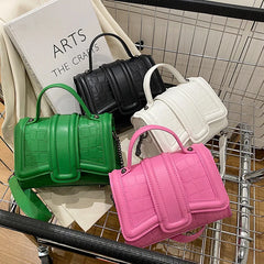 Stone Pattern Shoulder Messenger Bags for Women Wild Woman Flap Crossbody Bag