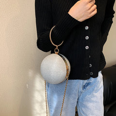 Retro Diamond Chain Bag Women's Handbag