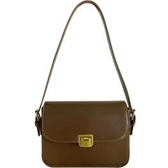 Retro Solid Underarm Flap Handbag Tote Crossbody Shoulder Bag