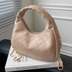 Woven Purses Handbags Women Shouler Crossbody Bags Chain Messenger Totes High