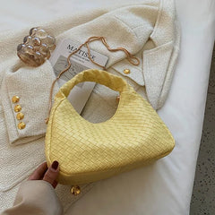Woven Purses Handbags Women Shouler Crossbody Bags Chain Messenger Totes High