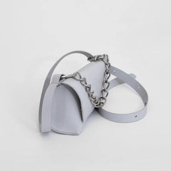 Female Shoulder Tote Bag Unique Handbag Irregular Style Girl Lady pu Leather
