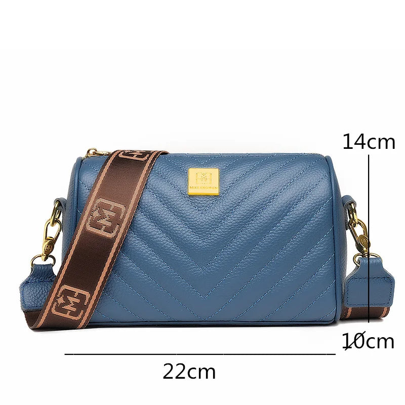 Leather Shoulder Bags Women's Bag High Natural Cowskin Handbags Crossbody