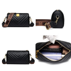 Leather Shoulder Bags Women's Bag High Natural Cowskin Handbags Crossbody