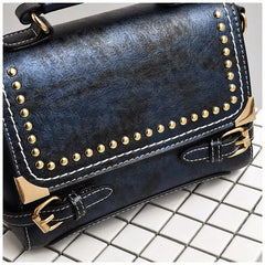 Rivet Crossbody Bag for Women Shoulder Bag