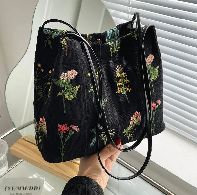 Floral Large Tote Handbag for Women