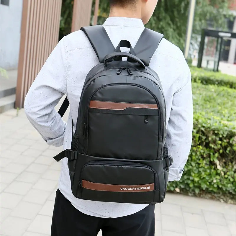 Men's Business Laptop Backpack Waterproof School Bag