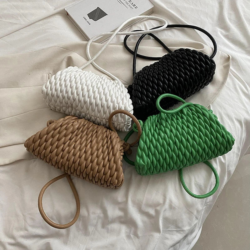 Women's Embroidered Thread Messenger Bag Crossbody Clutch Hobos Sac