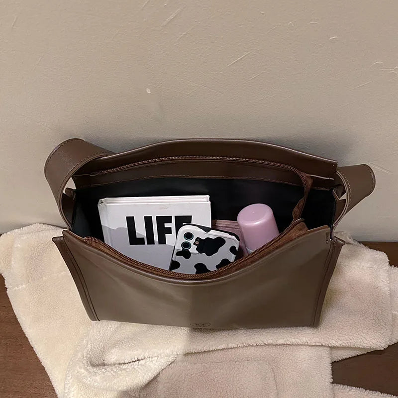 Soft Leather Crossbody Shoulder Bag