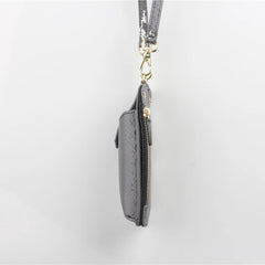 Snake Grain Leather Mini Shoulder Bag Woman Mobile Phone Bag