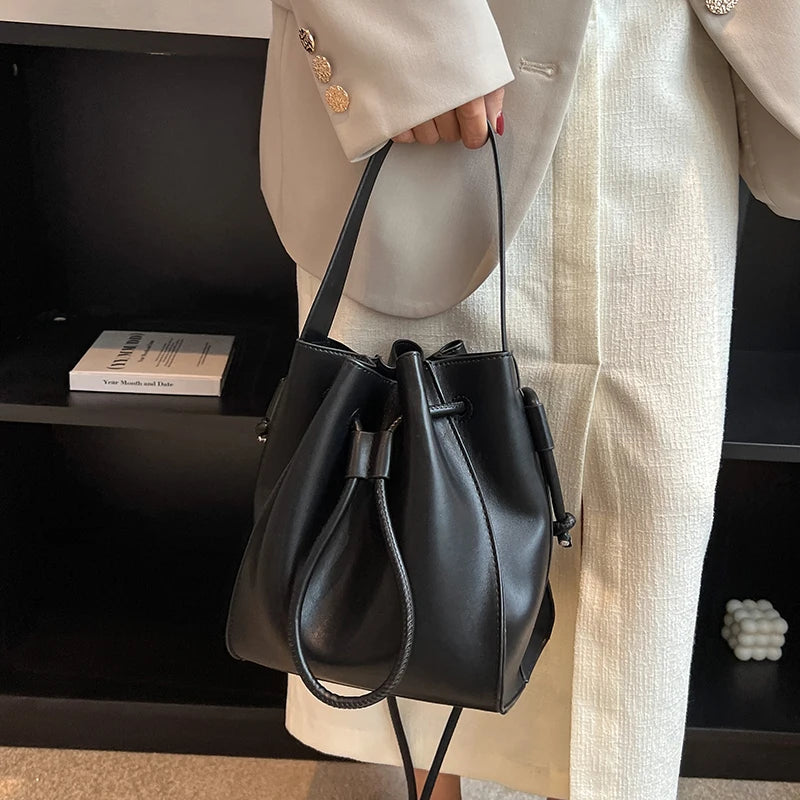 Woman Bucket Bag TOTE Bags with Mini Purse Lady Shoulder Bag Woman Handbag