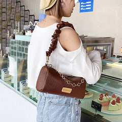 PU Leather Shoulder Bag Small Square Bag Lady Crossbody Bag Handbag