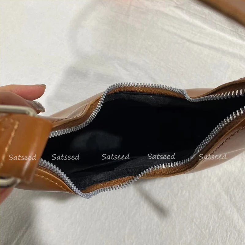 Women Autumn Winter Retro Underarm Bag Handbag All-match Casual Shoulder Sac
