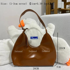 Women Autumn Winter Retro Underarm Bag Handbag All-match Casual Shoulder Sac