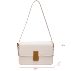 Retro Female Underarm Shoulder Purse High Leather Crossbody Bag