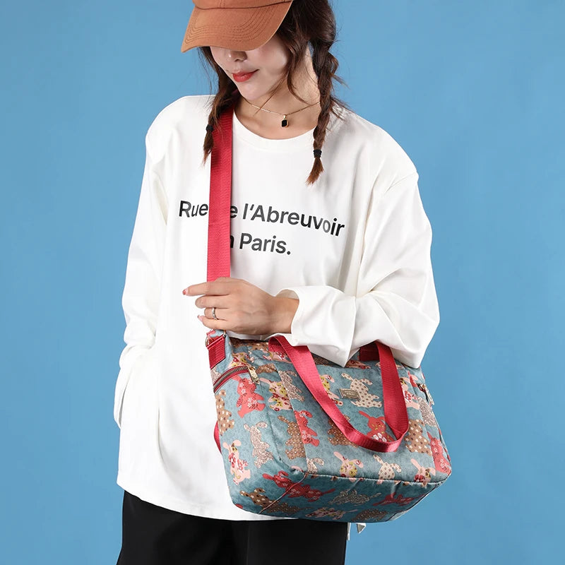 Nylon Shoulder Bag For Women Famous Ladies Tote Crossbody Bag