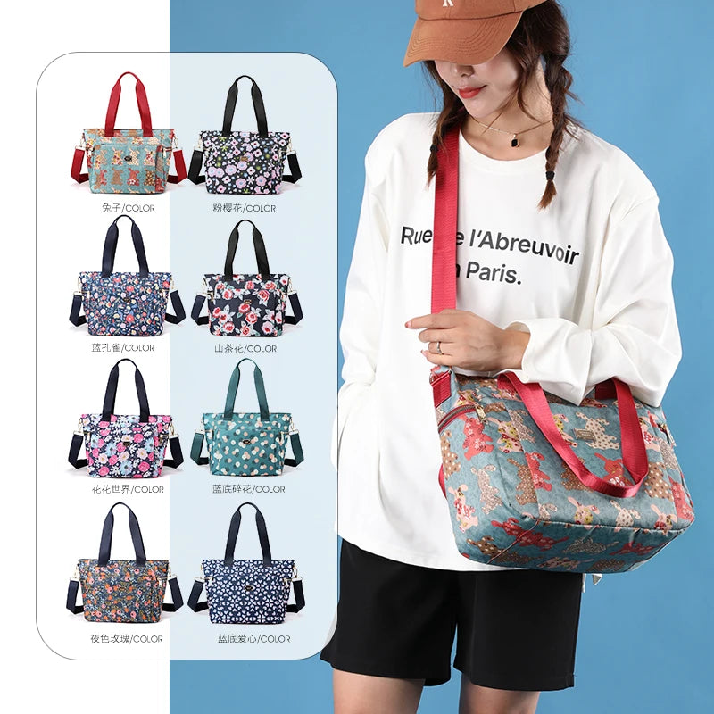 Nylon Shoulder Bag For Women Famous Ladies Tote Crossbody Bag