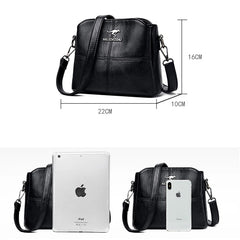 Soft Leather Ladies Shoulder Bags Casual Crossbody Bags for Women