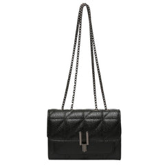 Leather Chain Crossbody Bag Women Handbag Small Tote Purse Shoulder Bag