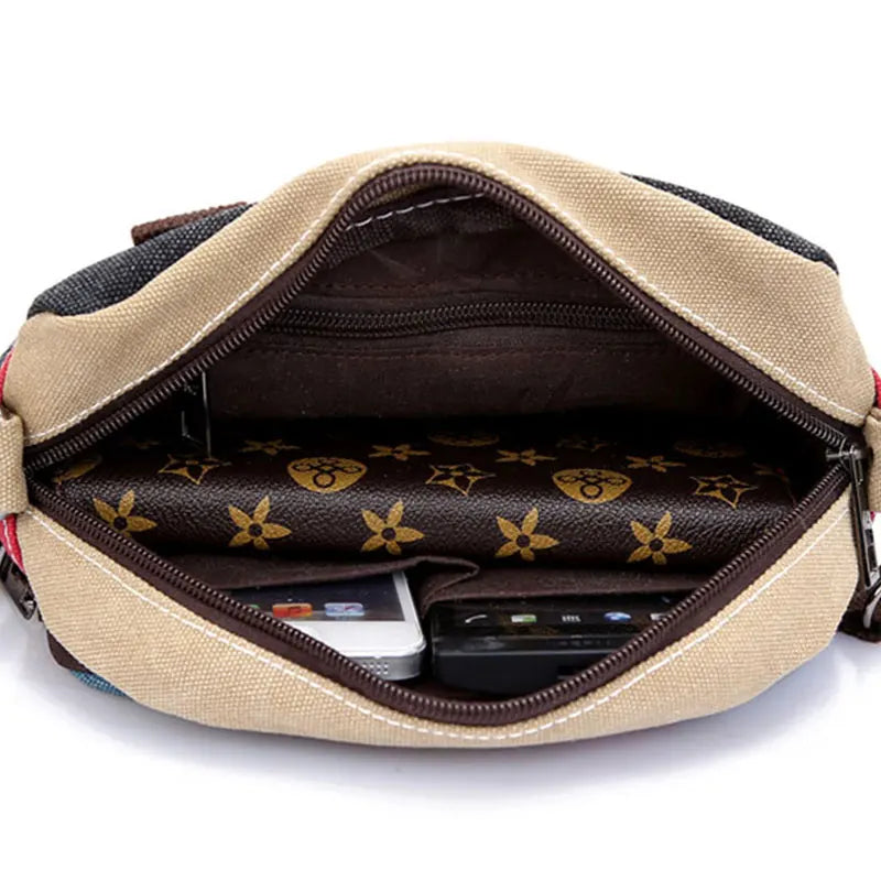 Canvas Shoulder Bag Tote Lady Handbag Evening Bag Lightweight Purse